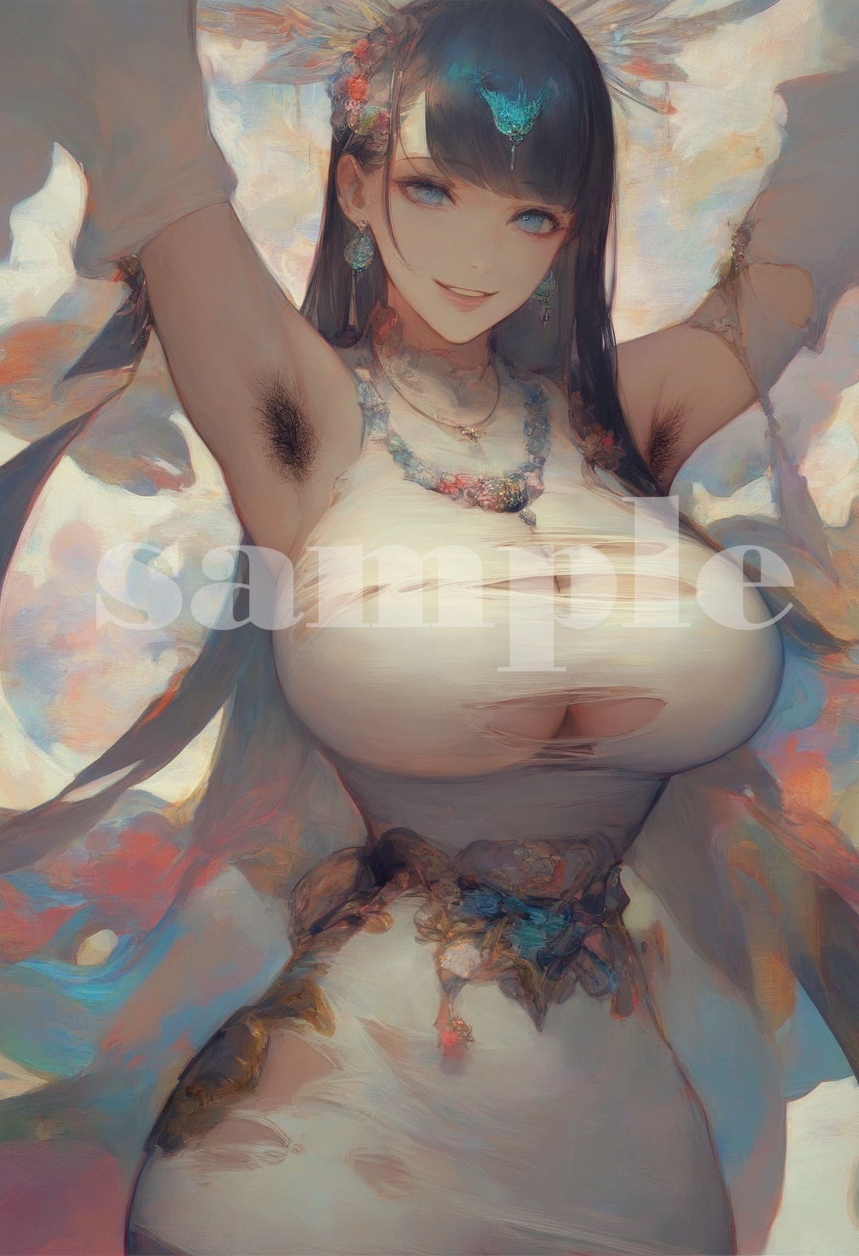 サンプル画像5:幻想腋毛美女画伝(いずみ堂) [d_558360]