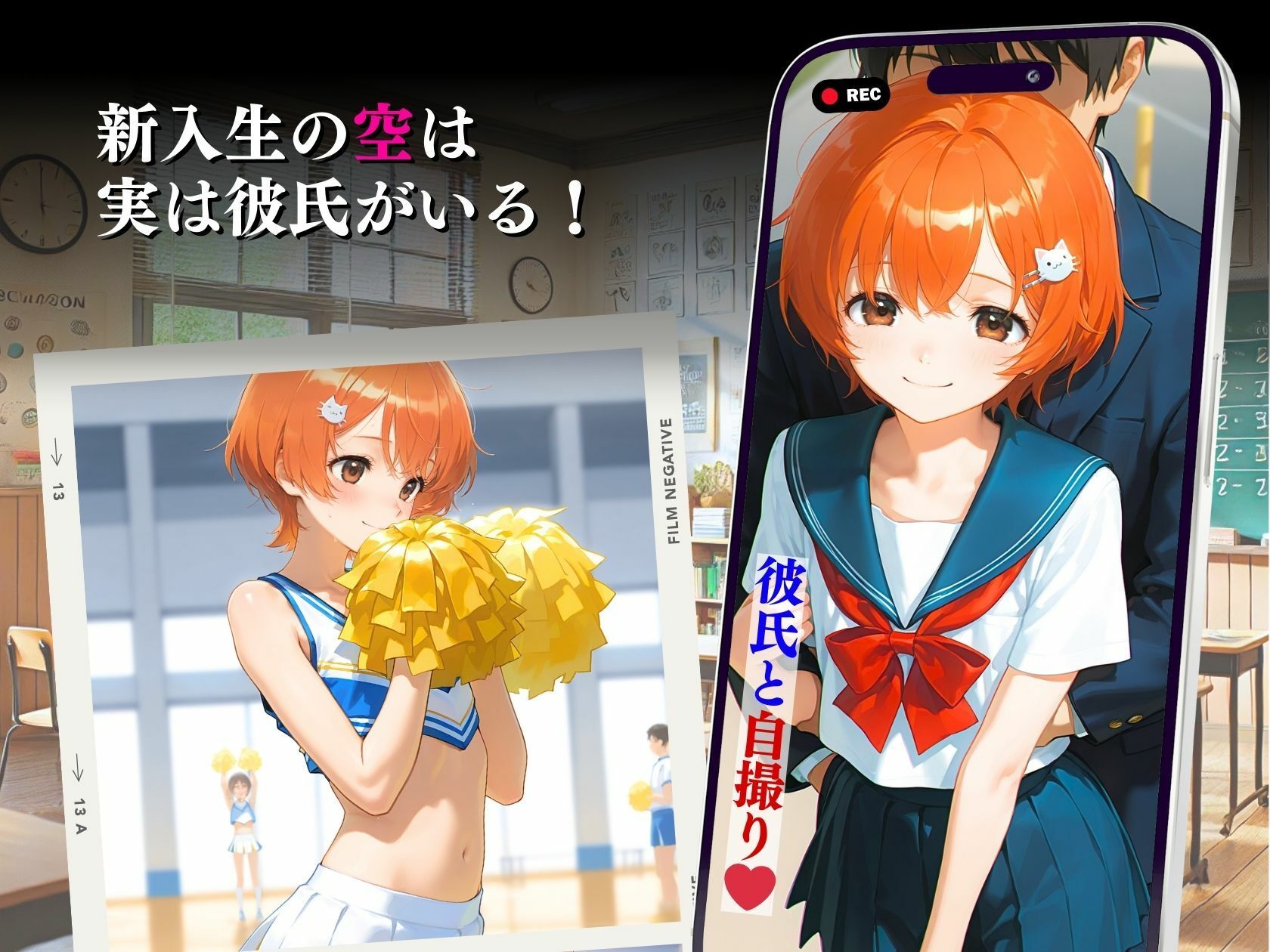 サンプル画像3:貧乳チア緊縛調教寝取られ授業「ほどいて…頭おかしくなる」(推し娘) [d_558391]