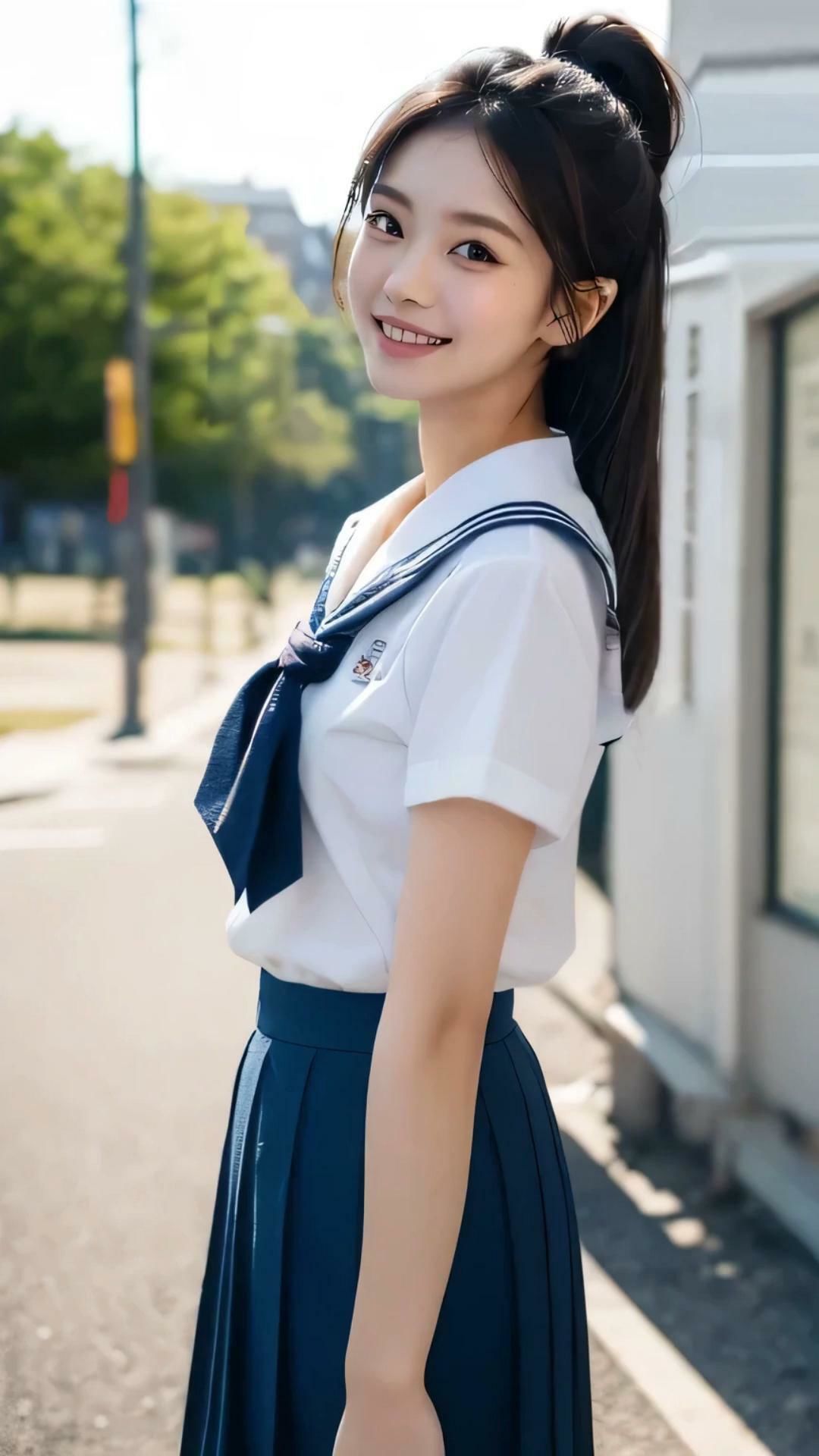実写系女子校生のトップレスダンス動画4 画像1