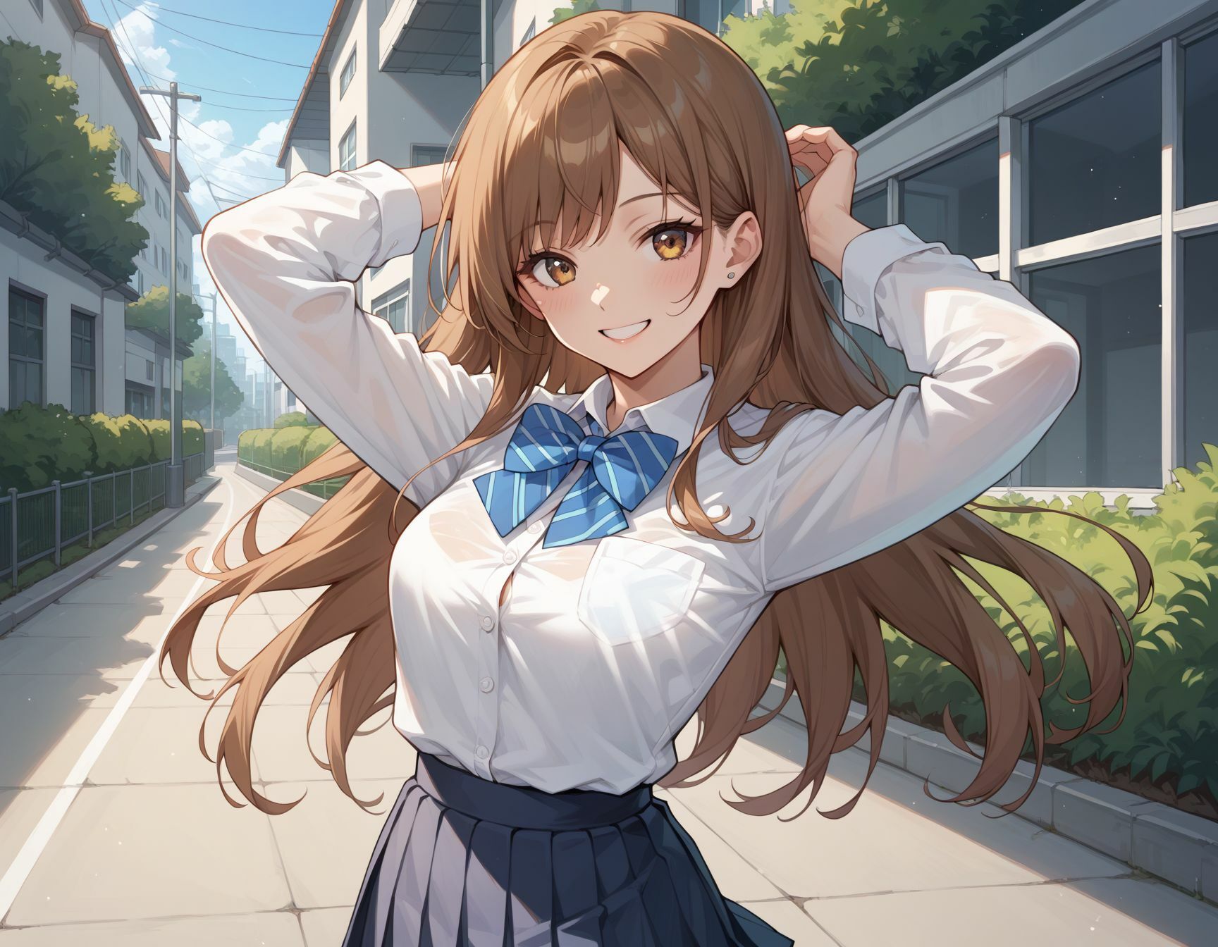 サンプル画像1:先輩はえっちなイタズラがすき(くりぼー) [d_558408]