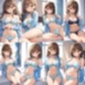 パジャマを脱いで誘惑してくる彼女【500枚】