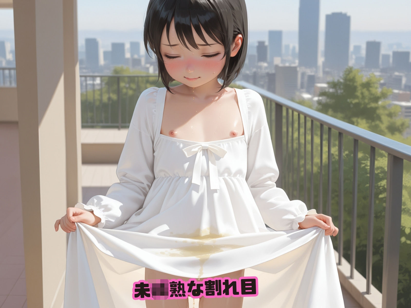 スカートをめくりあげて、たいせつなところを見せてごらん7