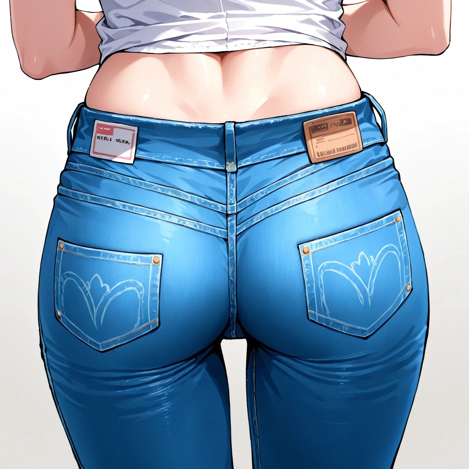 サンプル画像5:ショートパンツのお尻接写(はなはな出版) [d_558498]