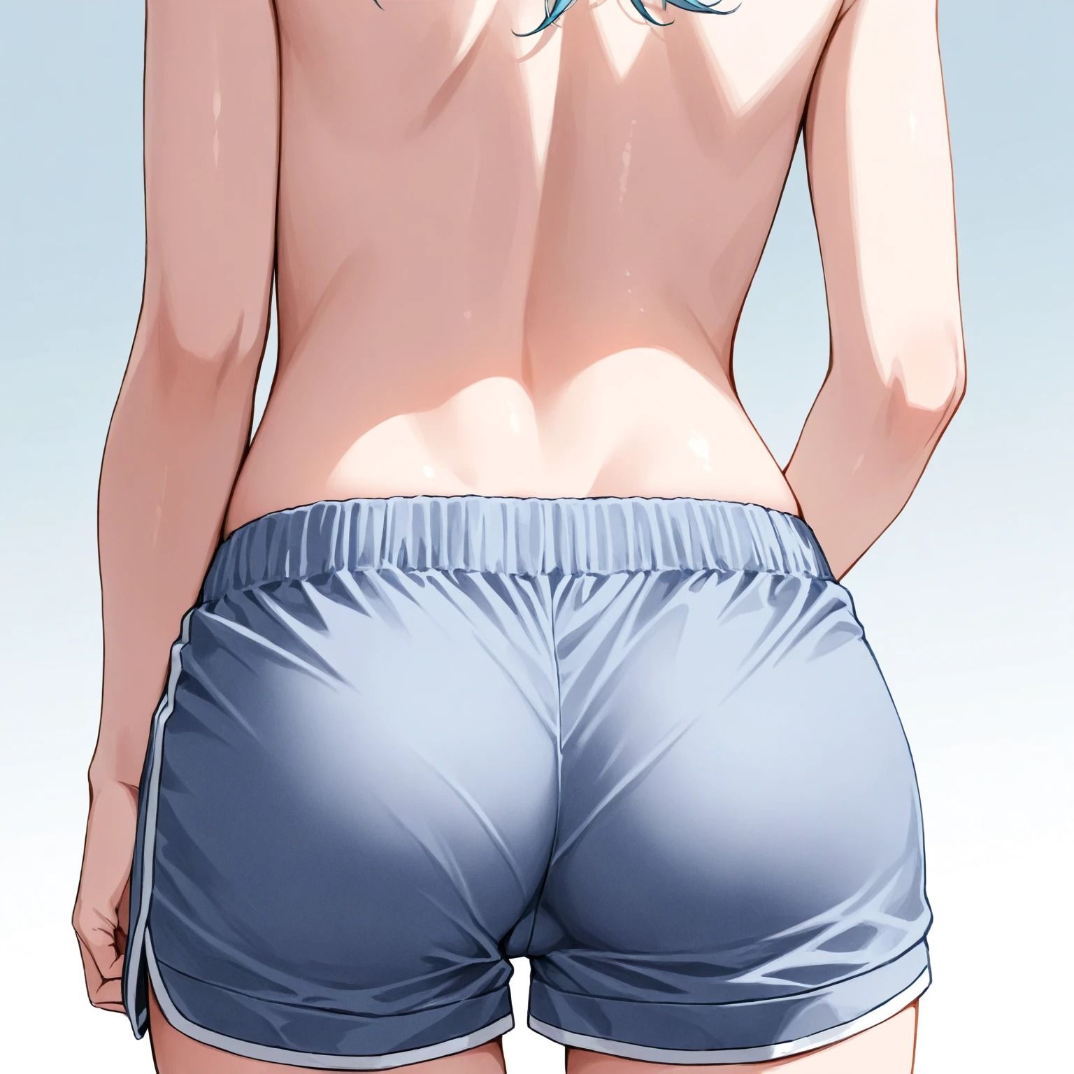 サンプル画像6:ショートパンツのお尻接写(はなはな出版) [d_558498]