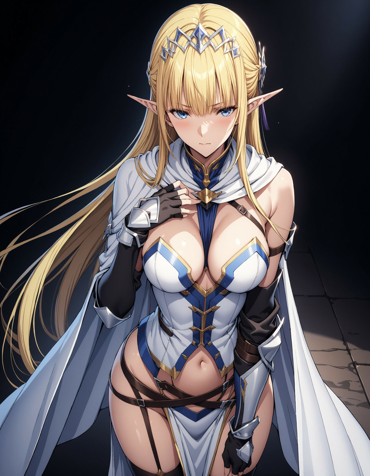 サンプル画像1:政治の道具として扱われるエルフ騎士(ブービータン) [d_558539]