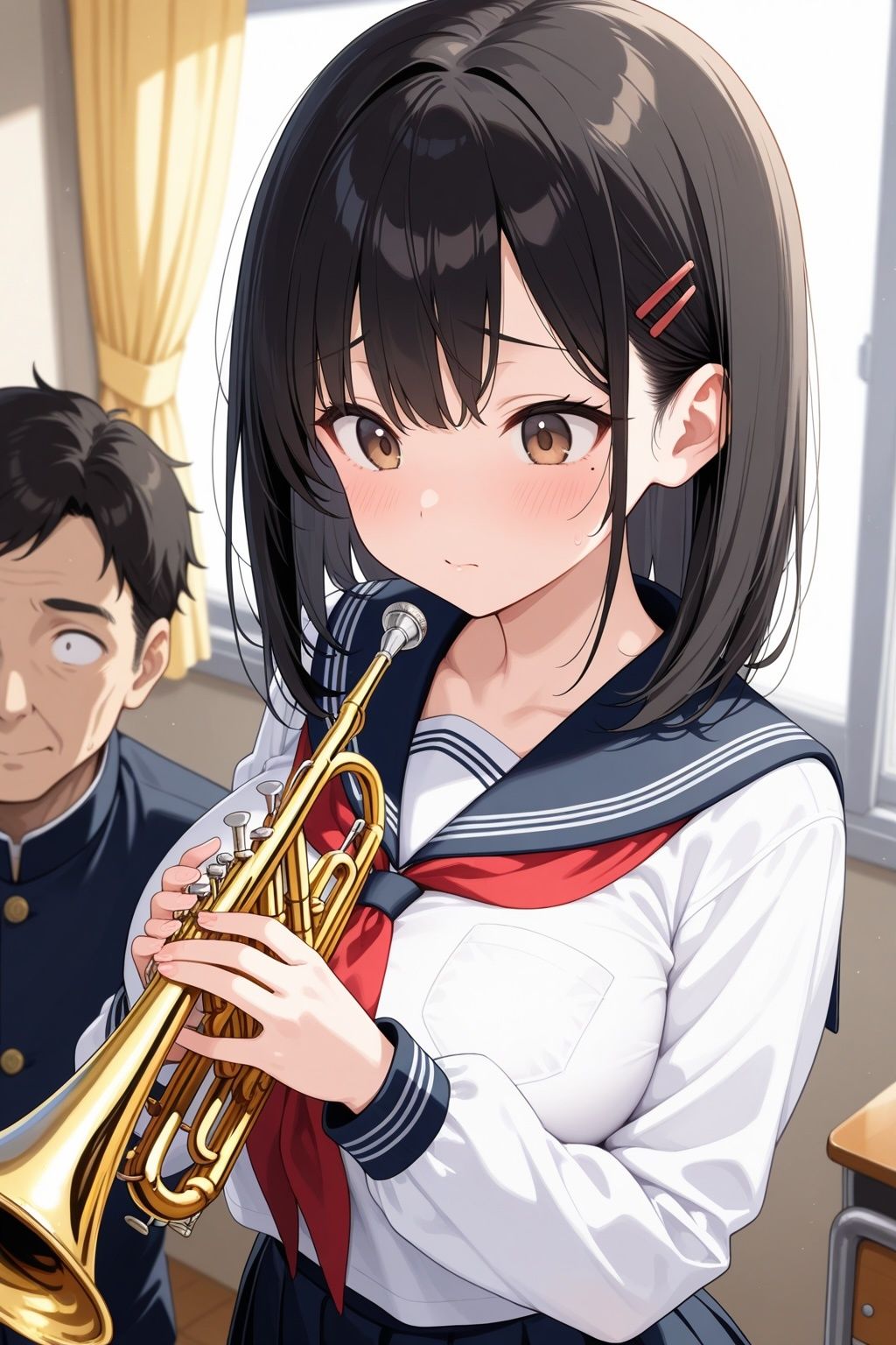 サンプル画像1:お父さん、ごめんね…実は先生に犯●れたい！(生はむ少女) [d_558591]