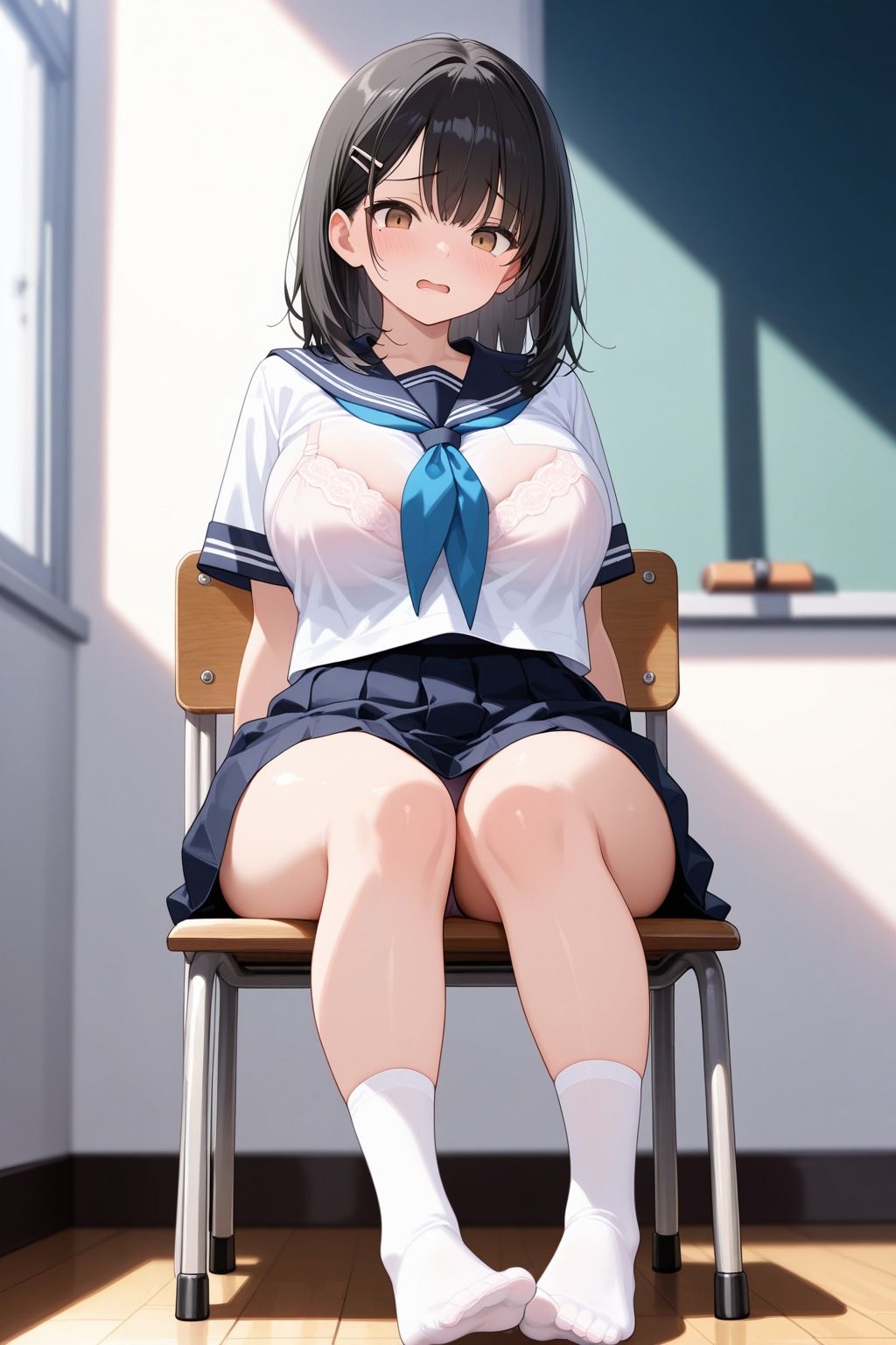 サンプル画像2:お父さん、ごめんね…実は先生に犯●れたい！(生はむ少女) [d_558591]