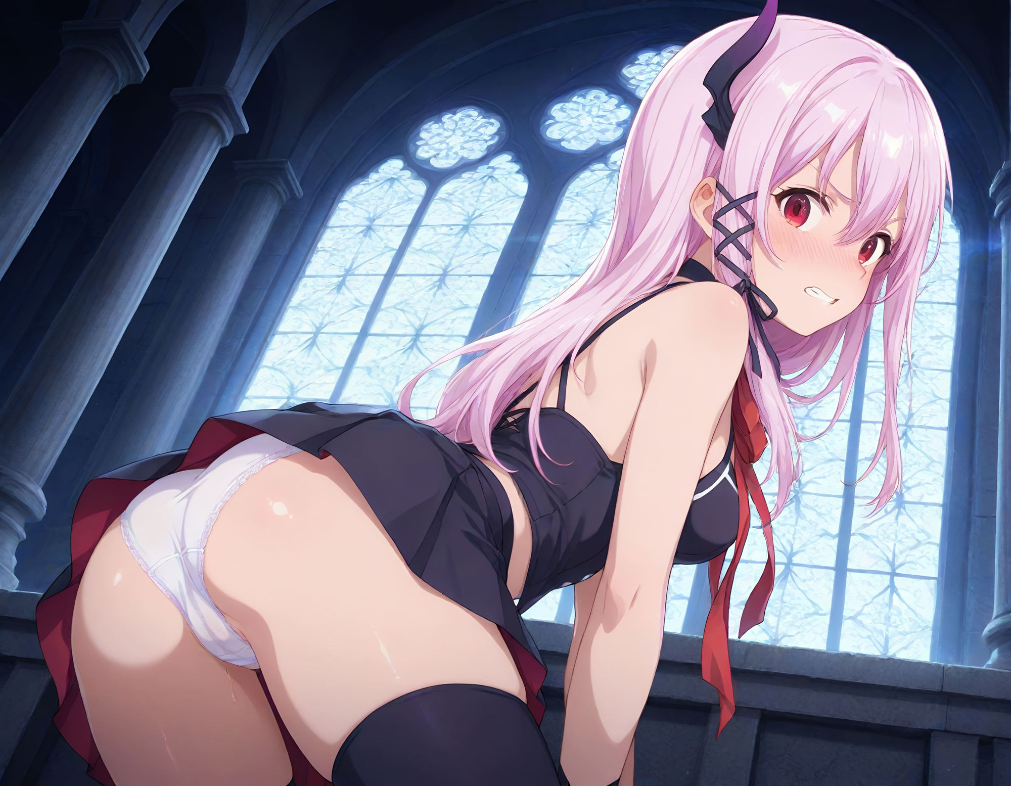 サンプル画像4:ヤンデレちゃんとらぶらぶえっち(月夜の秘密) [d_558666]