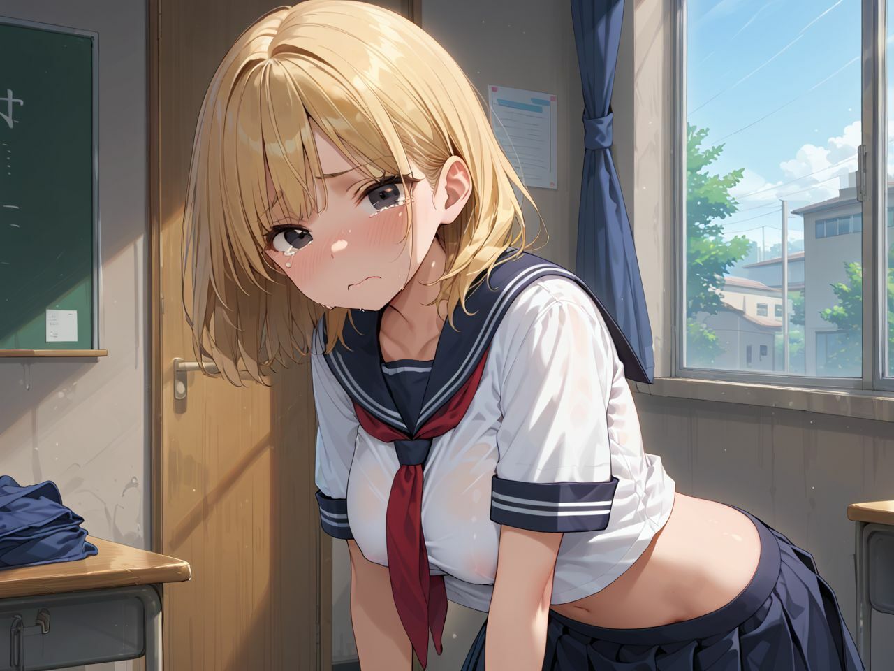 サンプル画像1:残酷レ●プ日誌 〜白ギャル号泣編〜(美女造) [d_558717]