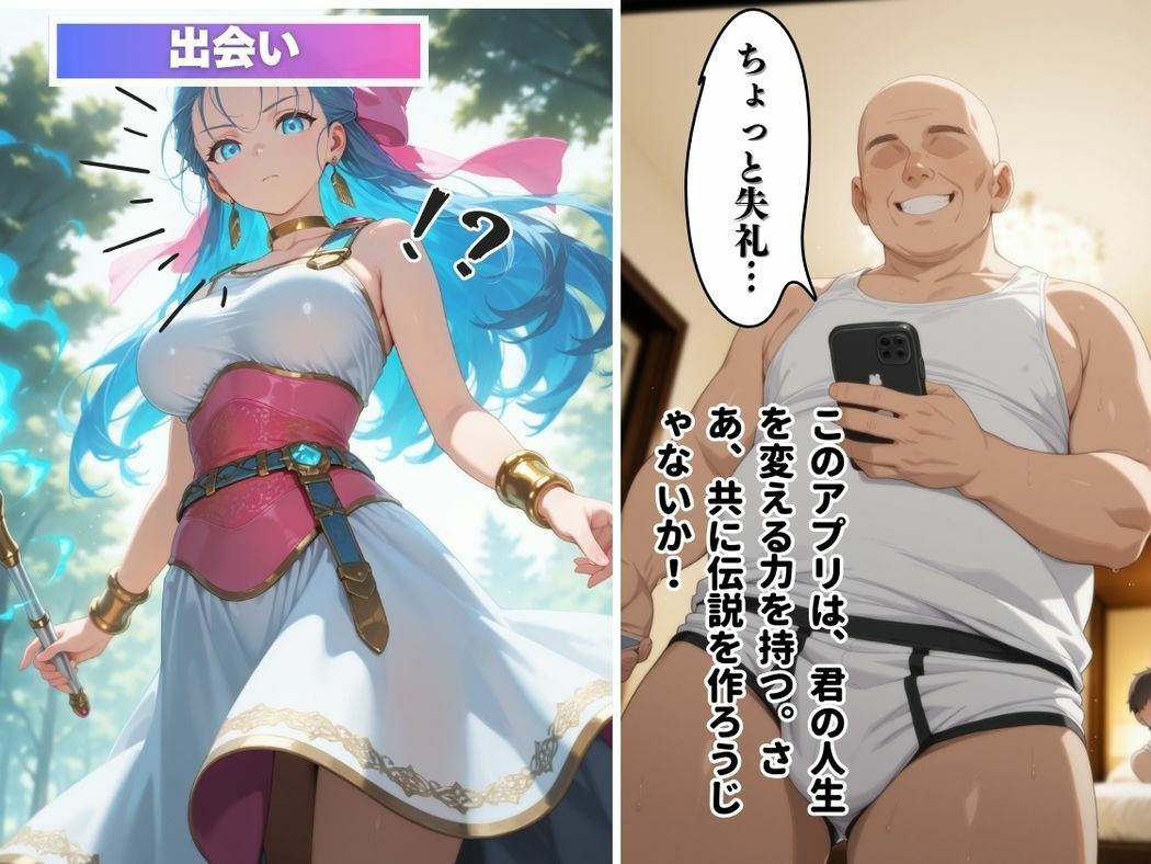 サンプル画像5:アプリに囚われた高貴な心(ねこぱんち) [d_558725]