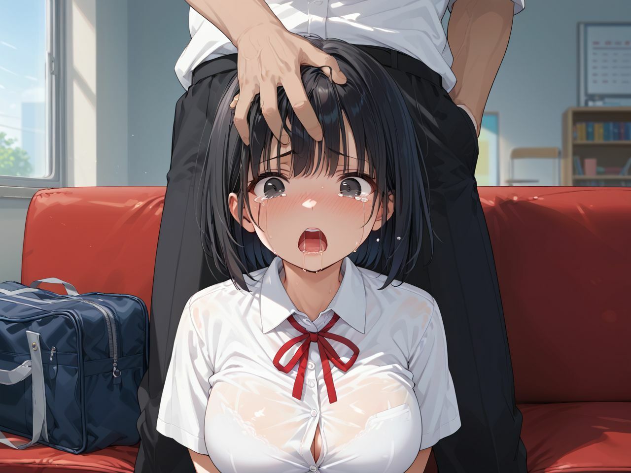 サンプル画像1:残酷レ●プ日誌 〜黒髪委員長号泣編〜(美女造) [d_558728]