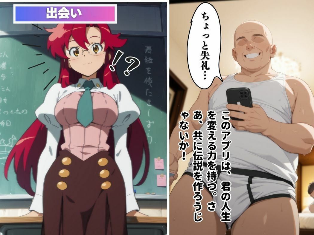 サンプル画像5:アプリに囚われたガンナー(いけない種付け学園) [d_558741]