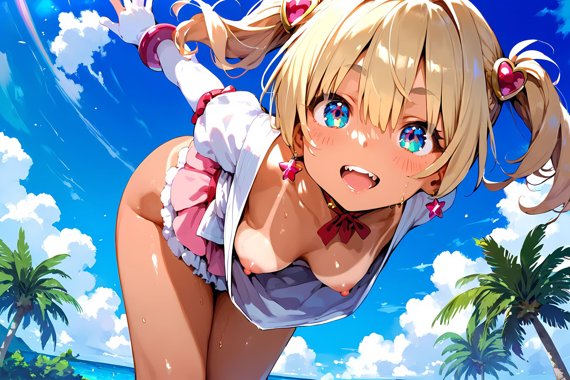 サンプル画像2:無邪気な魔法少女をハメたおす！褐色少女もーど(駆け抜けて性春) [d_558754]