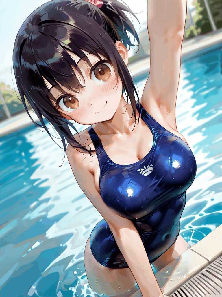 ポニーテールとセーラー服 B 画像7