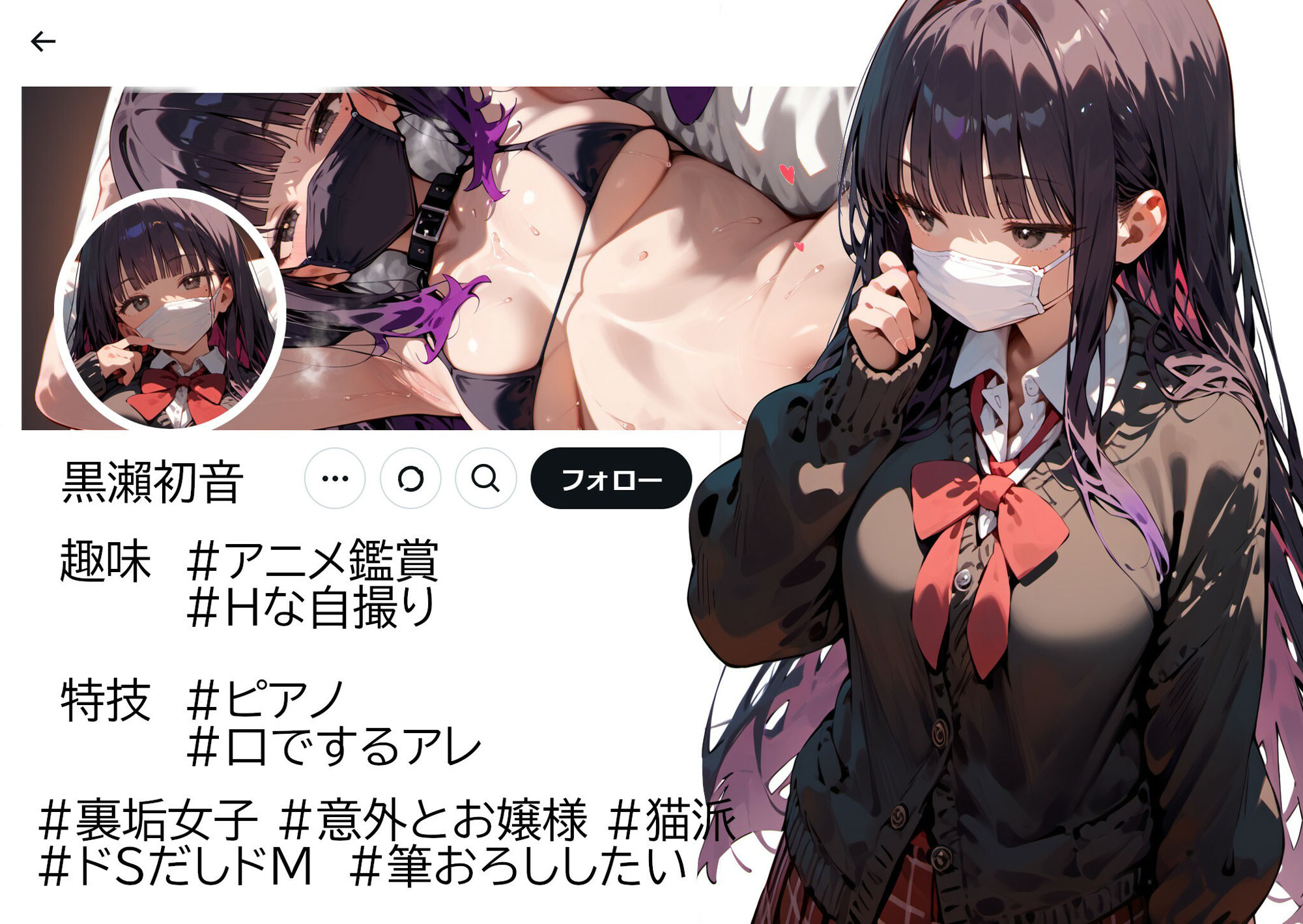 サンプル画像1:裏アカJ●はつねちゃん(娘々茶房) [d_558775]