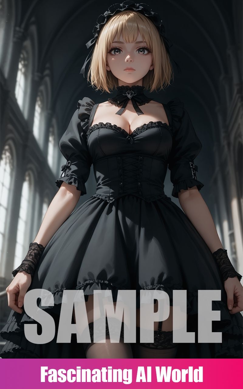 サンプル画像1:ブラックゴスロリ(I’m ai) [d_558966]