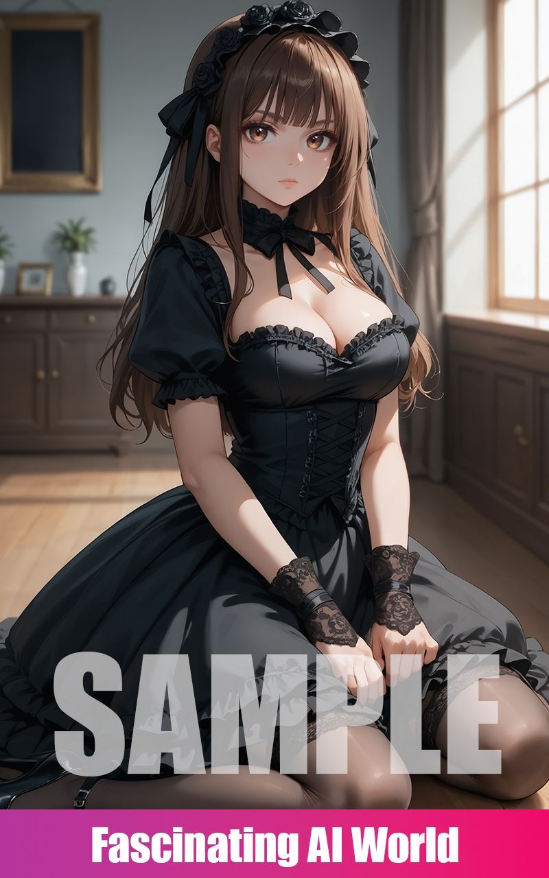 サンプル画像4:ブラックゴスロリ(I’m ai) [d_558966]