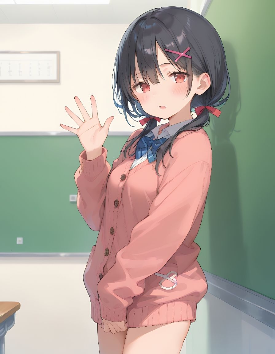 サンプル画像1:『ぽに★つい！』黒髪美少女萌ええろCG集vol.2【超美麗4K高画質】(ひかるーな) [d_559016]