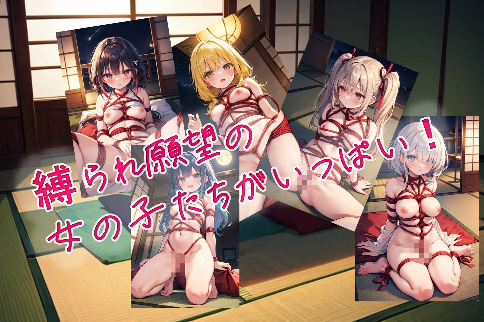 サンプル画像1:緊縛乙女注意報(くまとねこ屋) [d_559057]