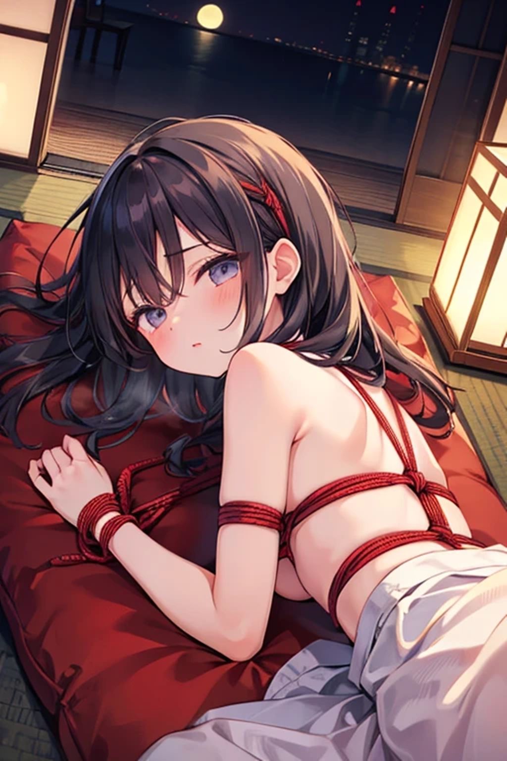 サンプル画像3:緊縛乙女注意報(くまとねこ屋) [d_559057]