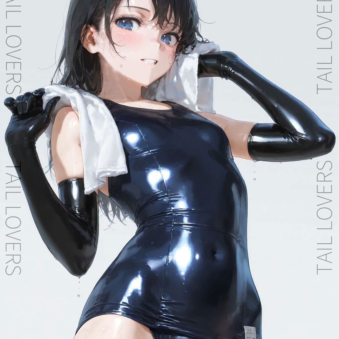 サンプル画像3:ラバー水泳部【189枚＋8moives】(TAIL LOVERS) [d_559065]