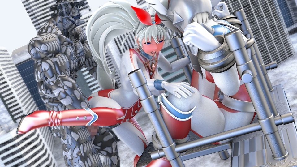 サンプル画像1:光の女神メロディナVS超光速拘束星人アラストル・仲間の目の前で(四次元少女ネオス) [d_559094]