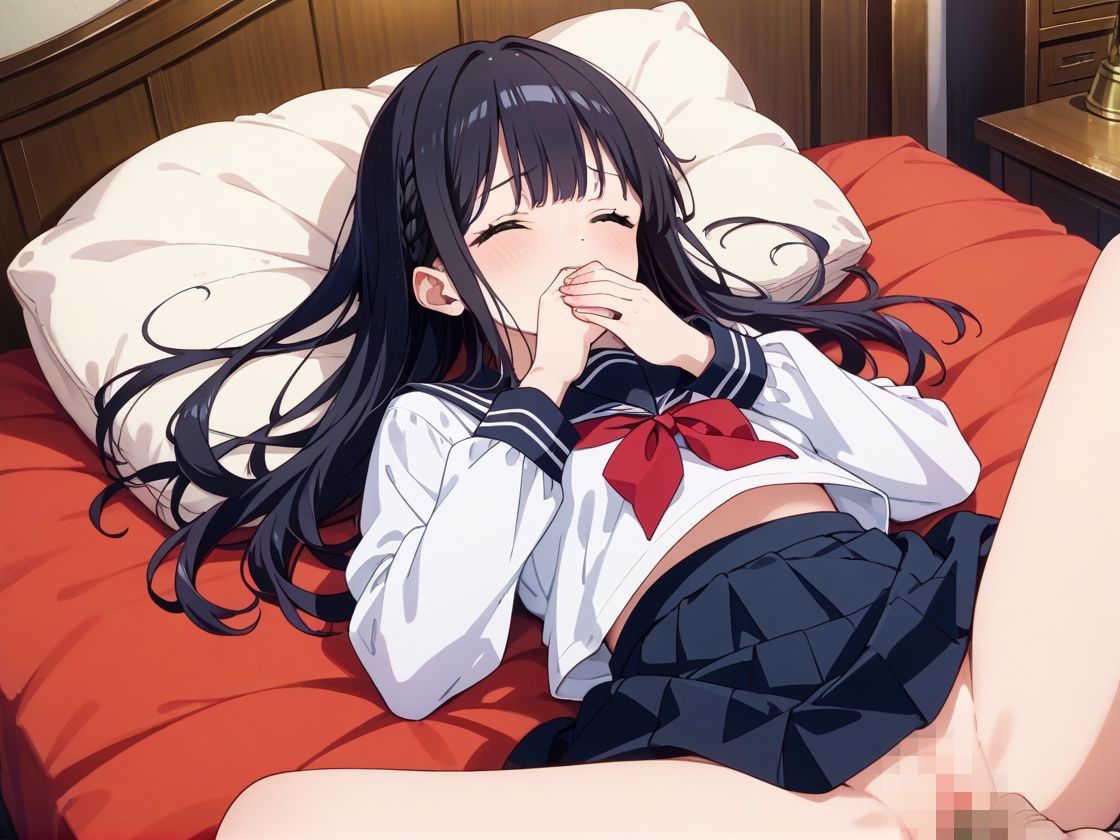 サンプル画像2:育ちのいいセーラー服お嬢様女子校生を声の出せない状況で脅迫レ●プしてやった(処女大学生の妄想出版) [d_559116]