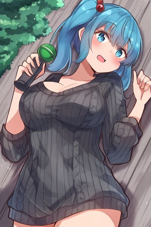 サンプル画像4:盟友を無自覚誘惑する悪い妖怪な河城にとり(催●スマホの淫魔) [d_559164]