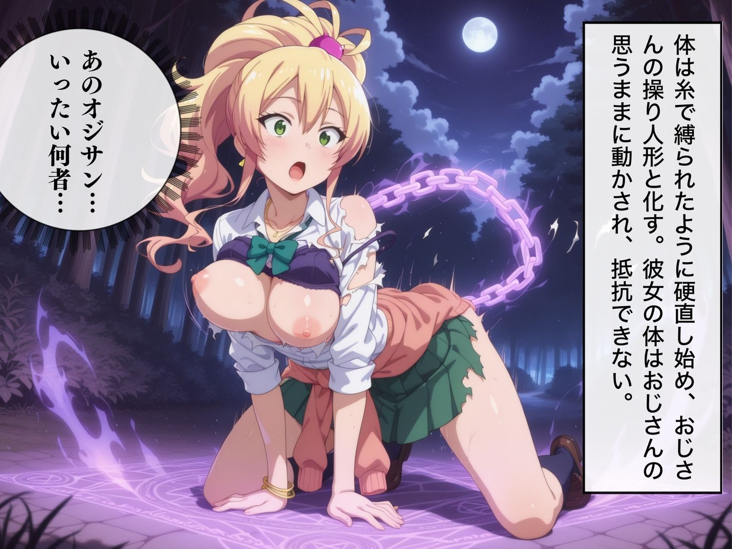 サンプル画像6:【完全敗北】八女ゆ◯な 〜ギャルの強気な態度も、催●の前では無力。〜(種きゅん☆ハーレム計画) [d_559278]