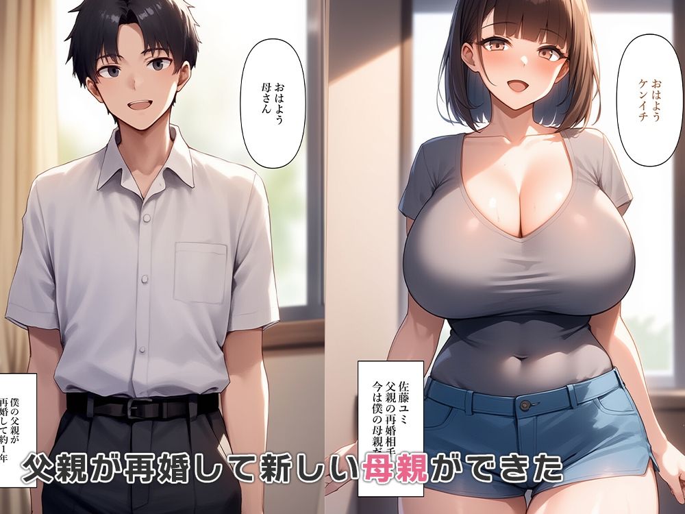 サンプル画像1:父の再婚相手は元男で息子を女体化させる(ねずみのバンキング) [d_559310]