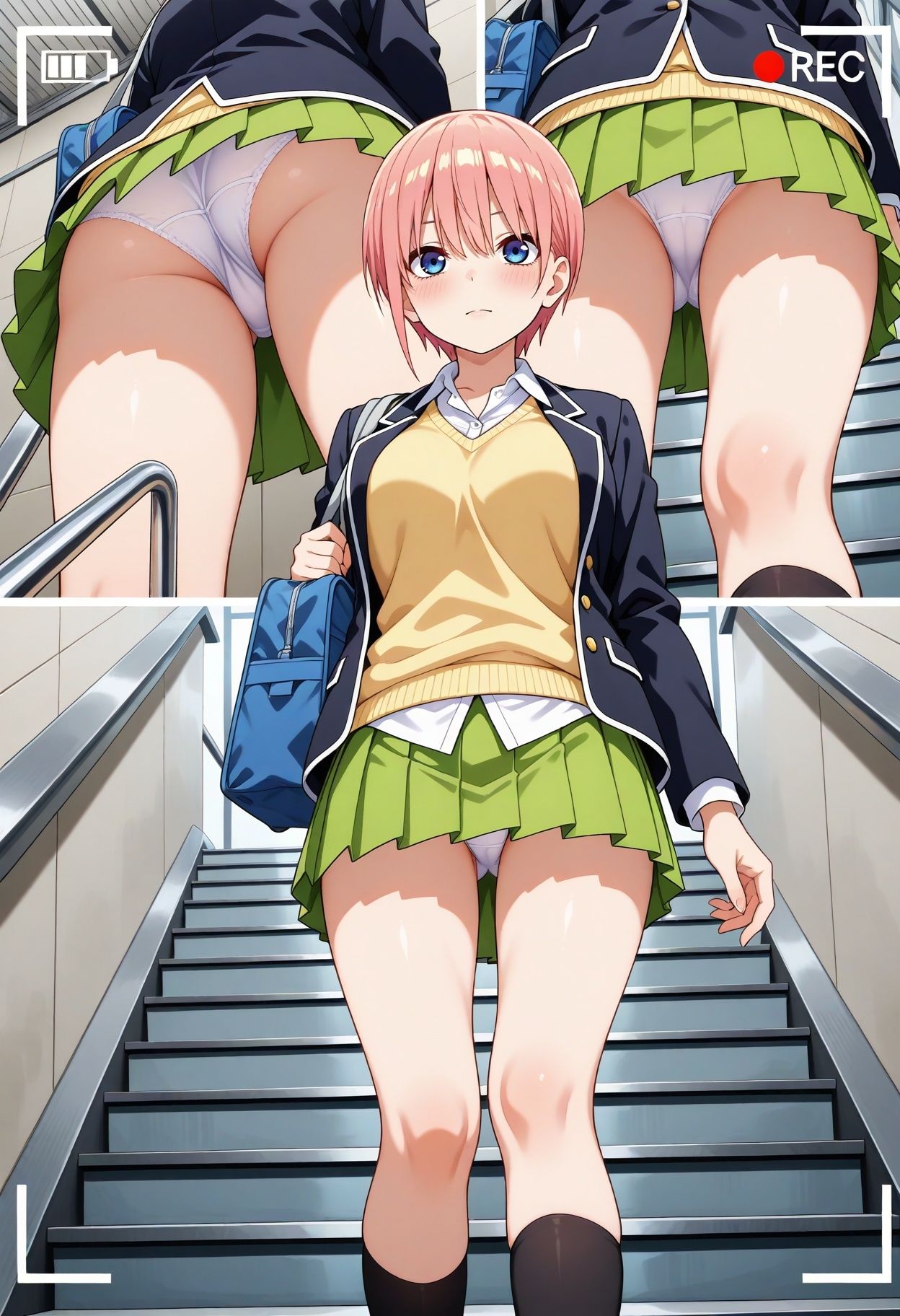 サンプル画像1:スカート内盗撮、野ション風3【五つ子風】(Lunarith) [d_559345]