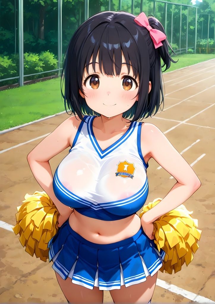 サンプル画像1:露出チアの禁断ポーズ〜チア部員との特別な関係〜(エロ未来) [d_559381]