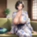 垂れた巨乳義母と混浴中出し濃厚SEX