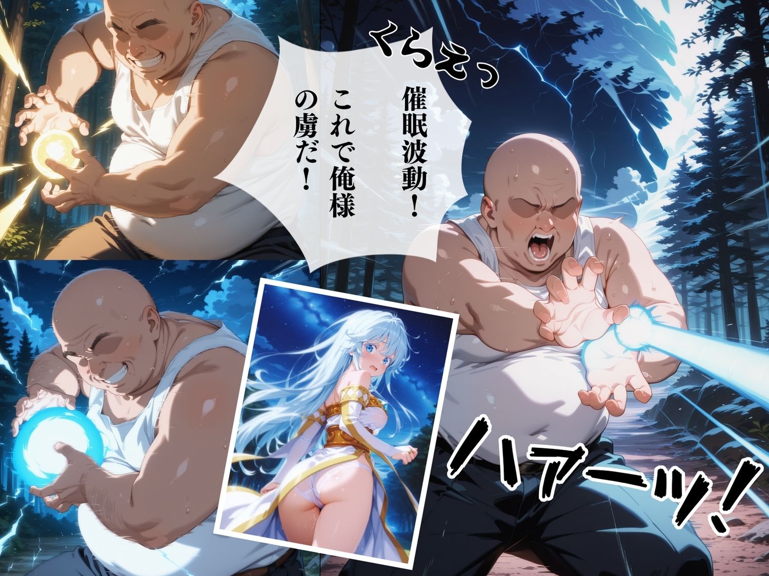 【完全敗北】エルファリア・アルヴィス・セルフォ◯ト 〜深窓の氷姫は種付けオジサンの玩具に〜 画像3