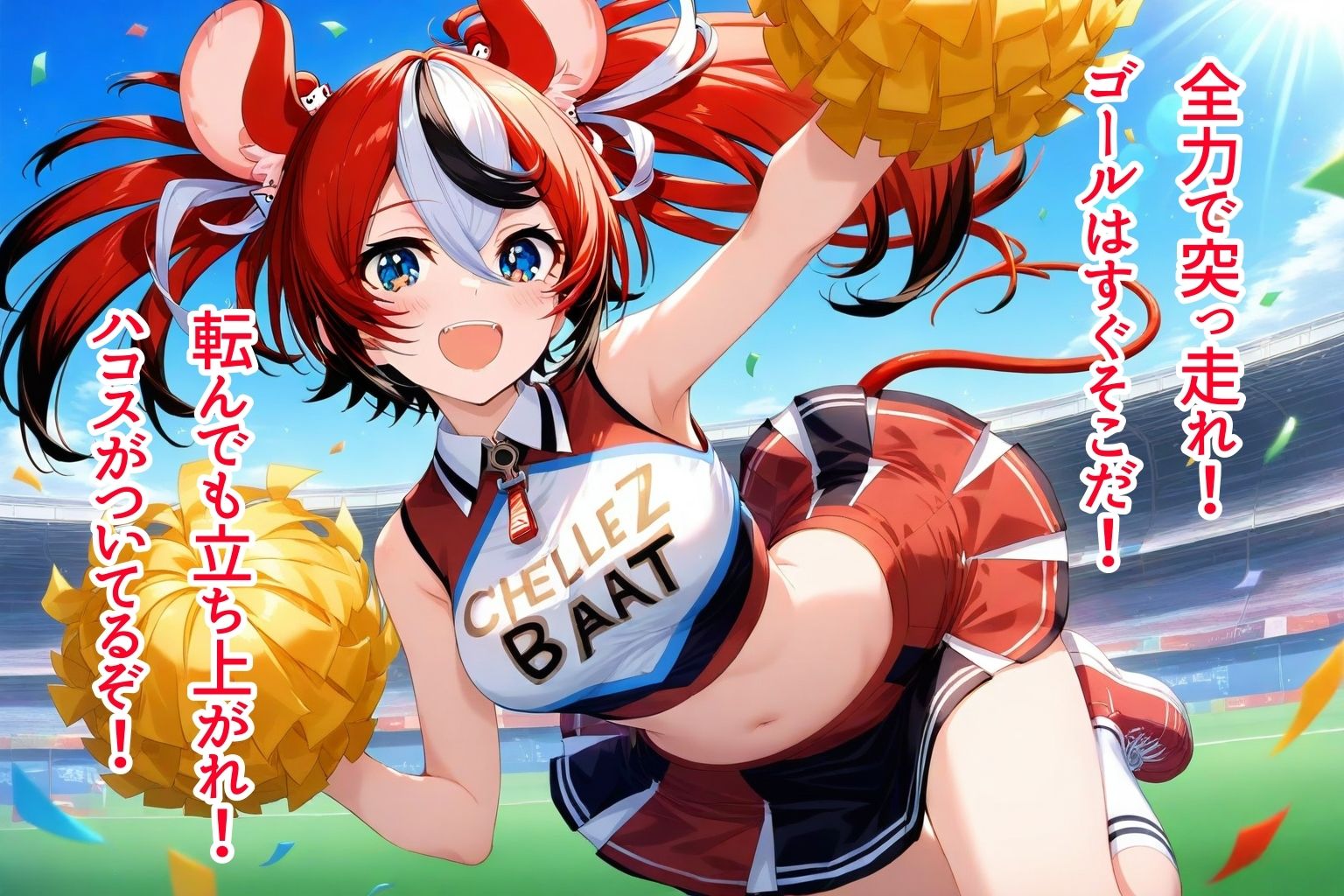 サンプル画像1:チアディーラーハコス(AIホロアートワークス) [d_559553]