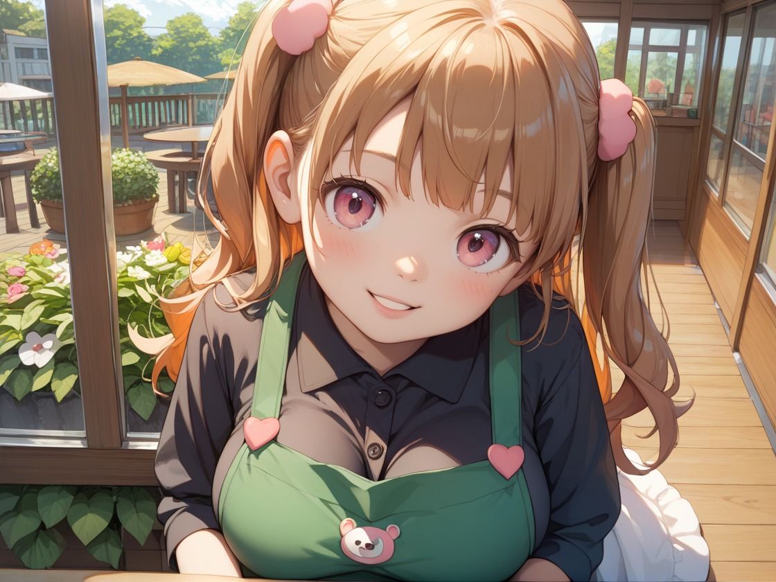 巨乳ロリ系カフェ店員をハメ倒してみた 画像1