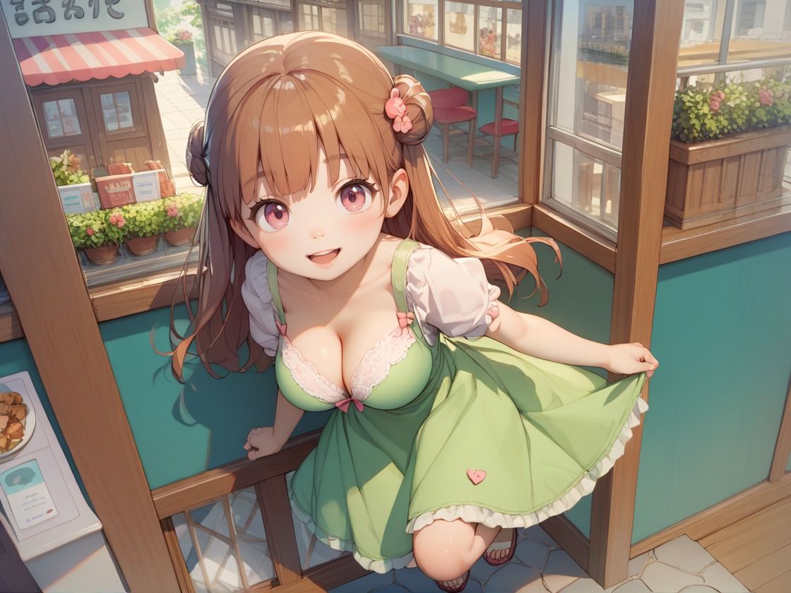 巨乳ロリ系カフェ店員をハメ倒してみた 画像2