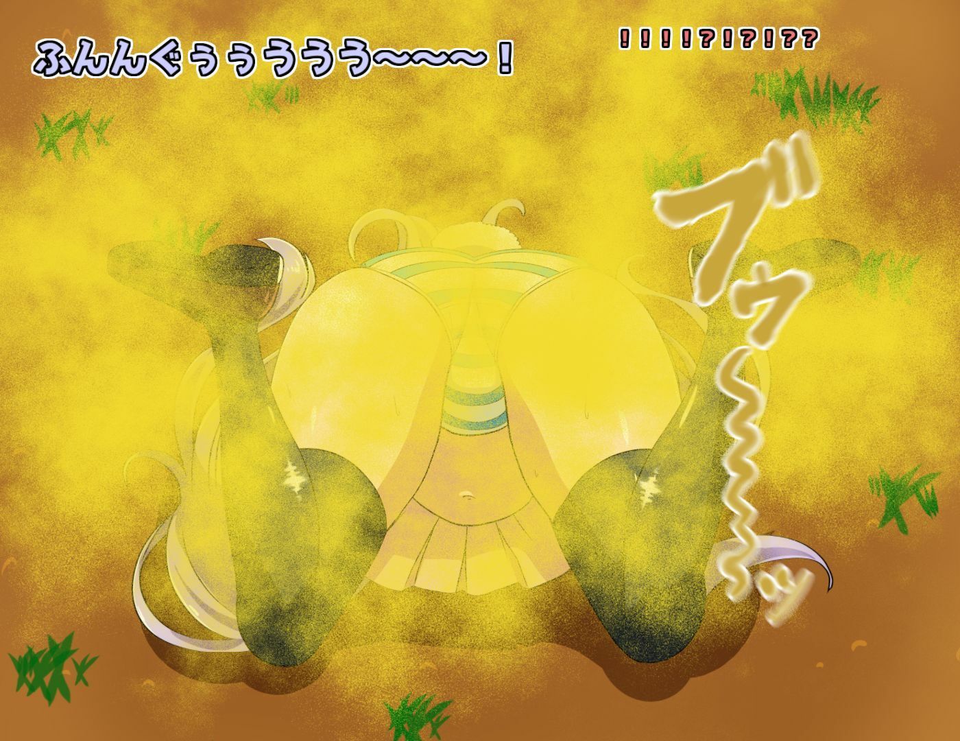 サンプル画像4:おなら・放屁イラスト＆アニメ動画集 5(香り箱の陳列棚) [d_559642]