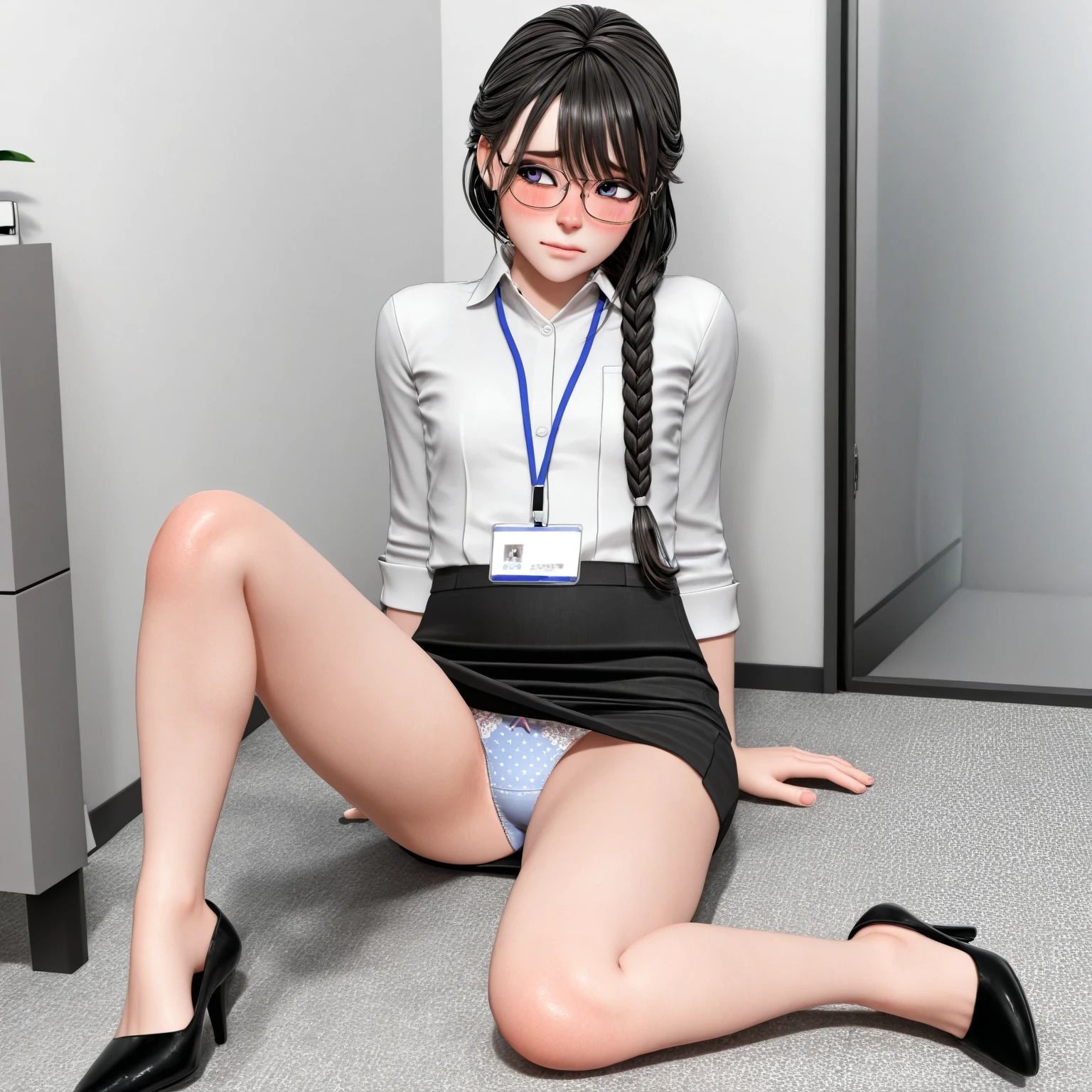 会社内のパンチラ 画像7