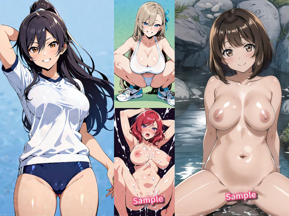 サンプル画像1:【11】エロポーズだけオカズにしたい人向けのAICG集500枚(しらき電画) [d_559775]