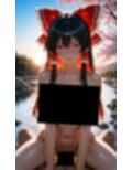 魔理沙は霊夢のえっちな写真を撮りたいようです。vol.32〜春の晴れた朝の川編〜