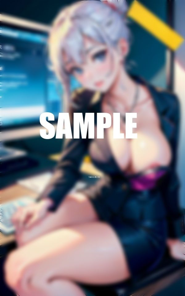 サンプル画像4:超いやらしいぃ〜美女OLたち男が欲しくて我慢できない下半身(AI美女LABO.7) [d_559829]