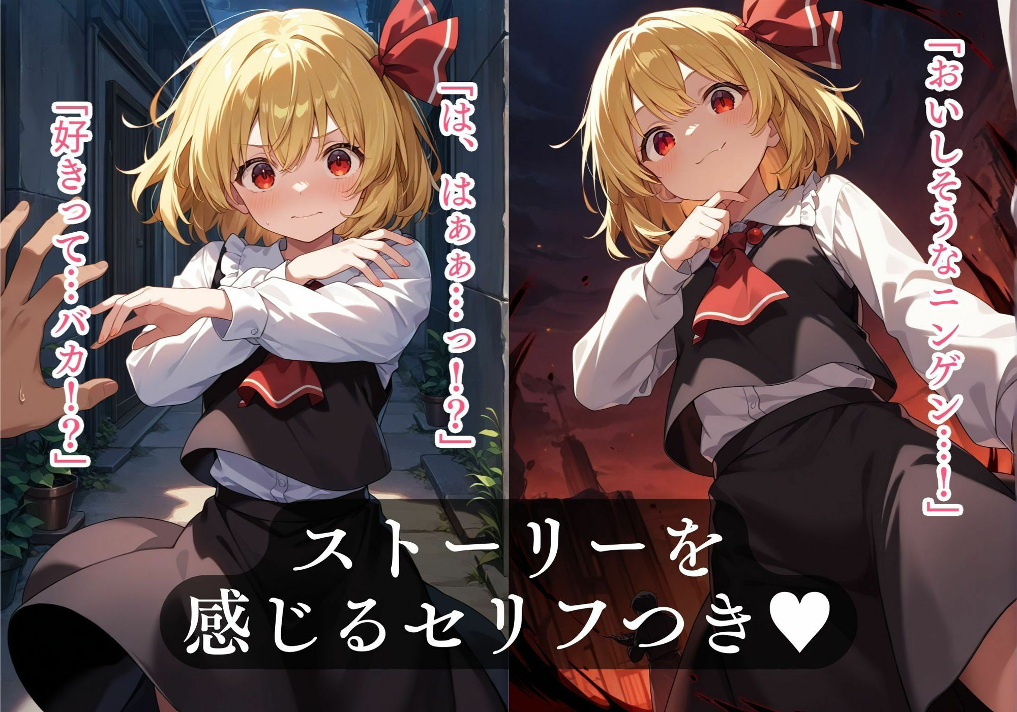 サンプル画像1:幻想郷交尾録〜ルーミア編〜(東方FAP) [d_559854]