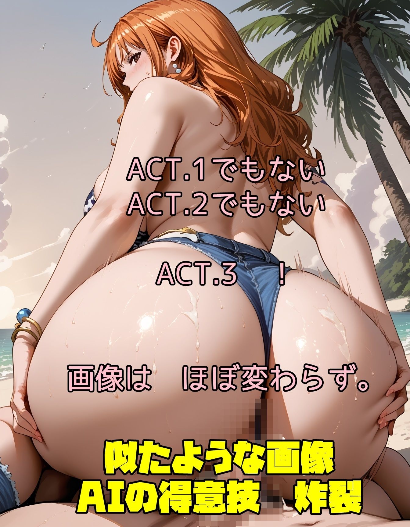 サンプル画像1:泥棒猫のビーチはサカり場  ACT.3(ツチノコ工房) [d_559880]