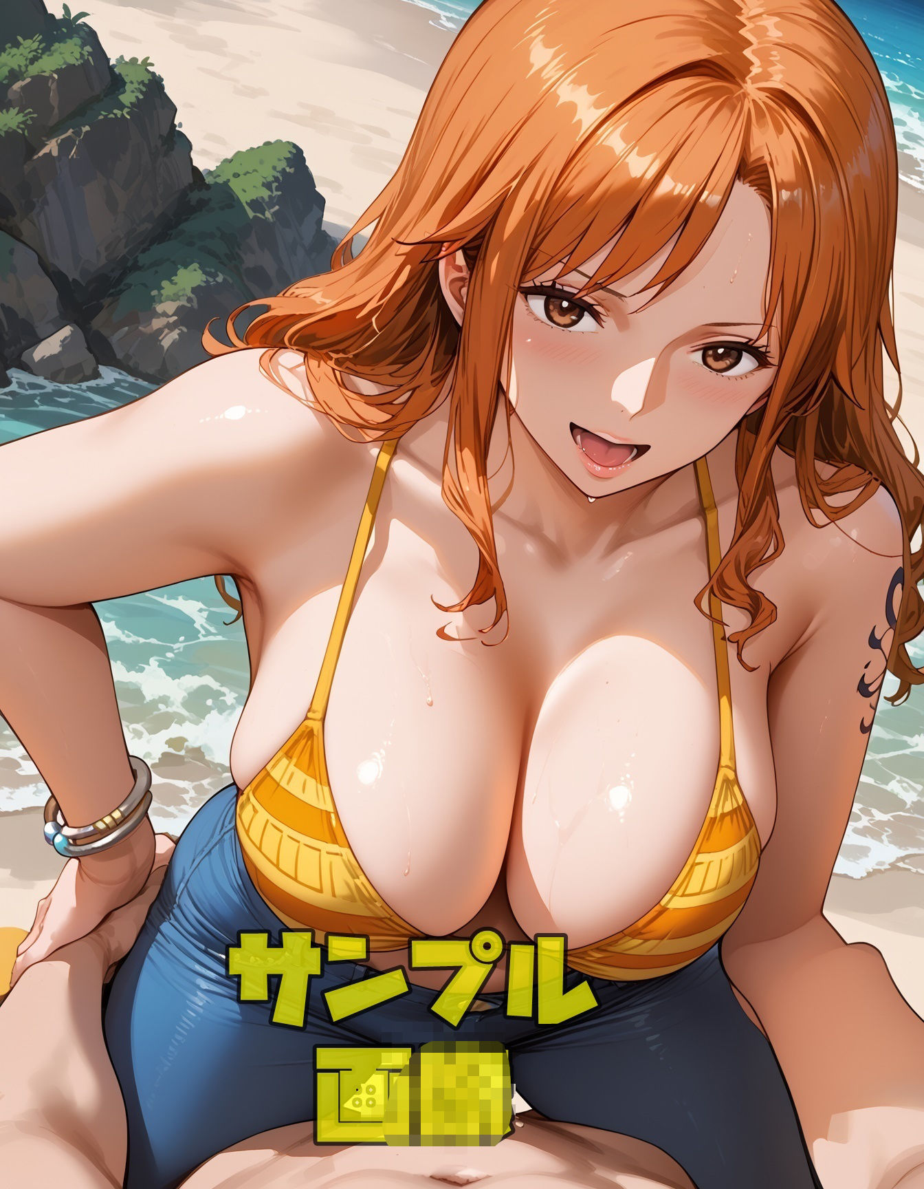 サンプル画像3:泥棒猫のビーチはサカり場  ACT.3(ツチノコ工房) [d_559880]