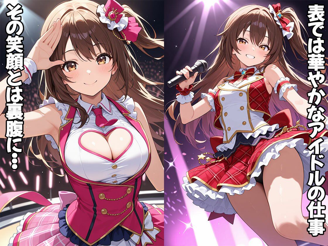 サンプル画像1:アイドルの光と闇（CG100枚）(ふぇちずむ) [d_559917]