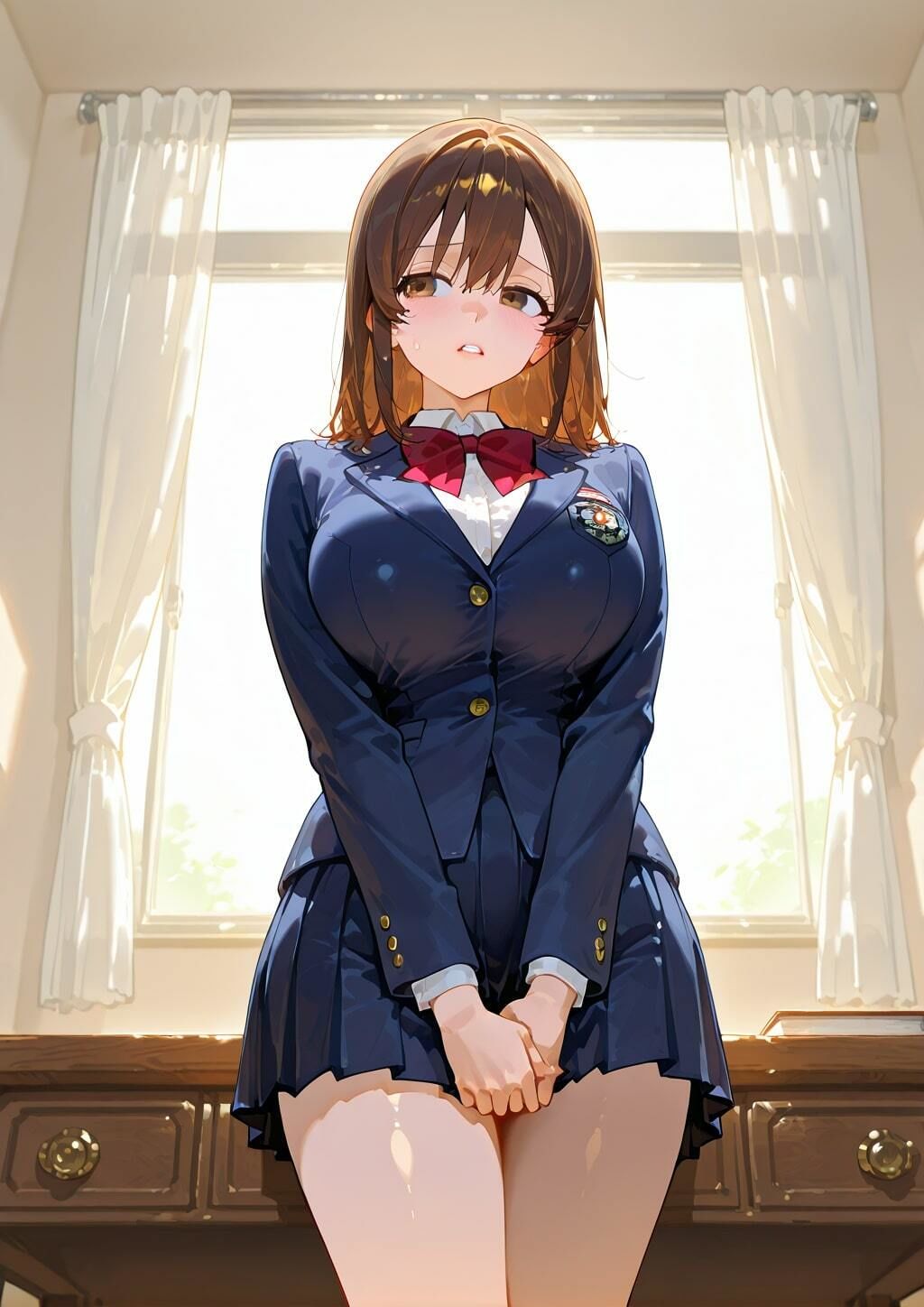 極悪寝取り校長 〜好きな人と電話させながら秘密の身体検査セックス〜 画像1