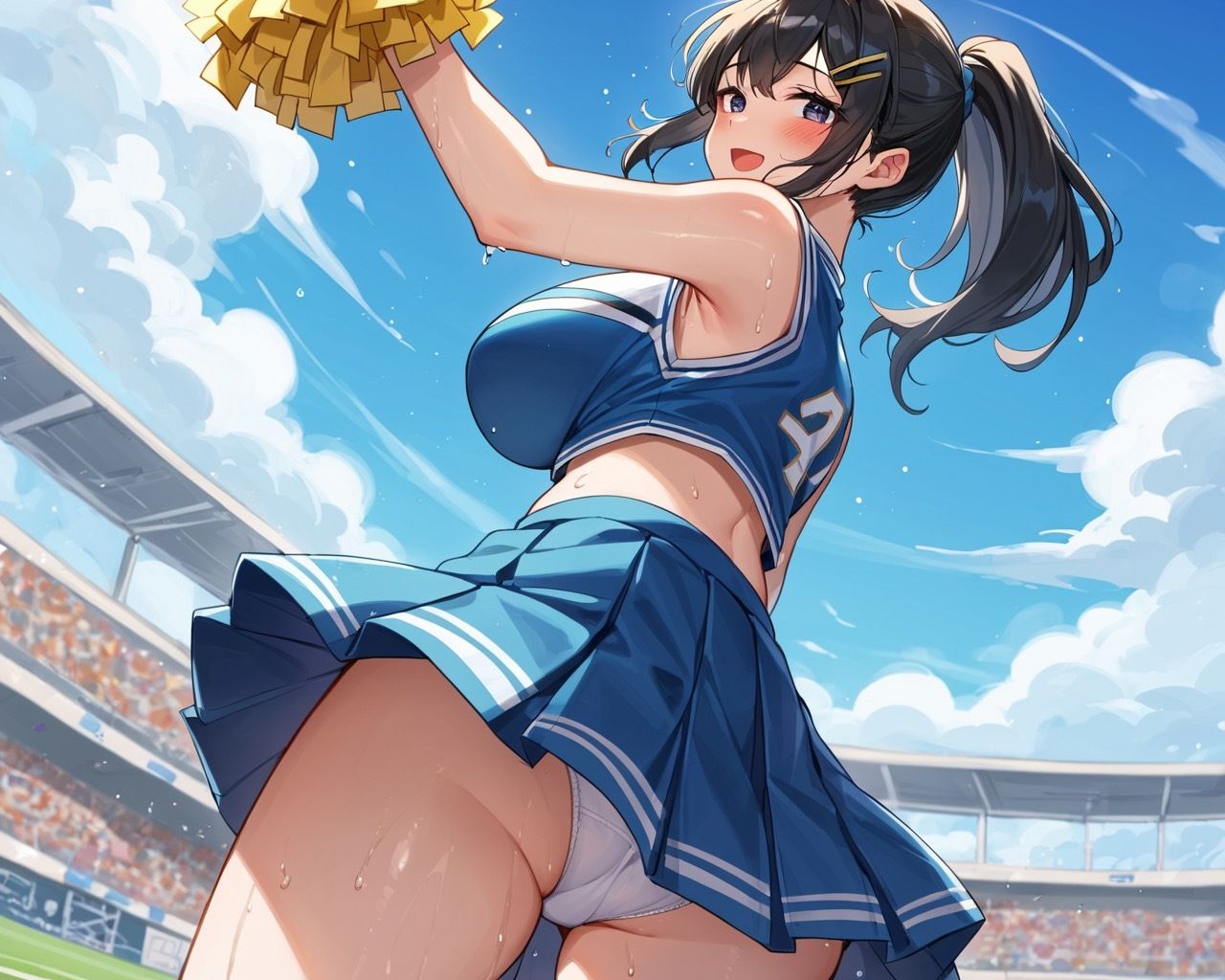 爆乳チアガール!勝利したチームのご褒美SEX! 画像2