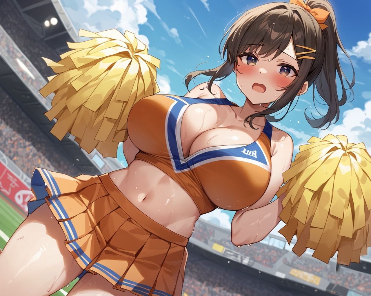 爆乳チアガール!勝利したチームのご褒美SEX! 画像4