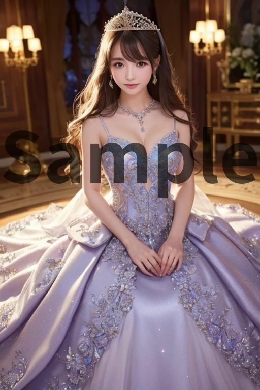 サンプル画像5:AAS 美女×お姫様【AIグラビア写真集】オーバー200 アメージングAI画像シリーズ(AI.cafe 遊遊) [d_560051]